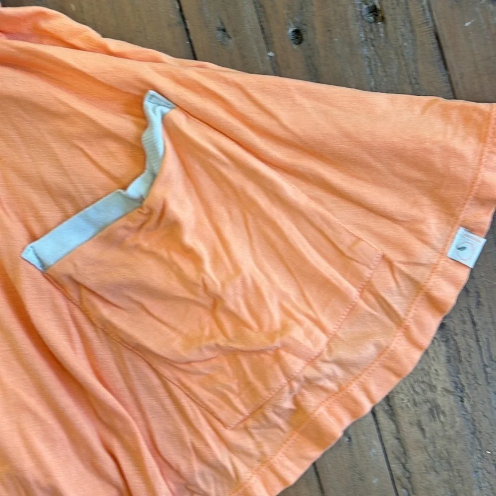 Omi Jo cantaloupe half sleeve dancer dress